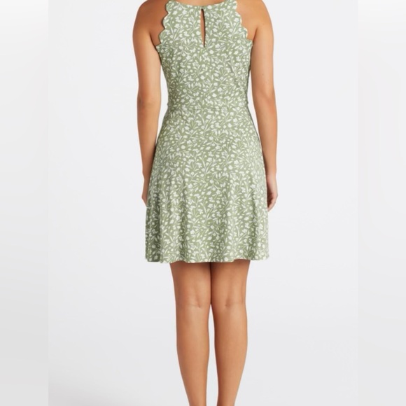 NWT Fortune + Ivy green floral sundress Size L - Picture 2 of 4